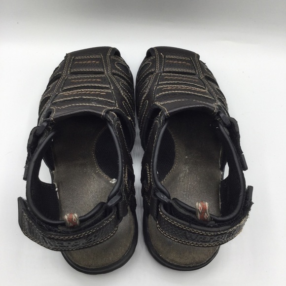 WRANGLER Pennington Brown Faux Leather Fisherman Sandals Size 7 - Picture 8 of 11